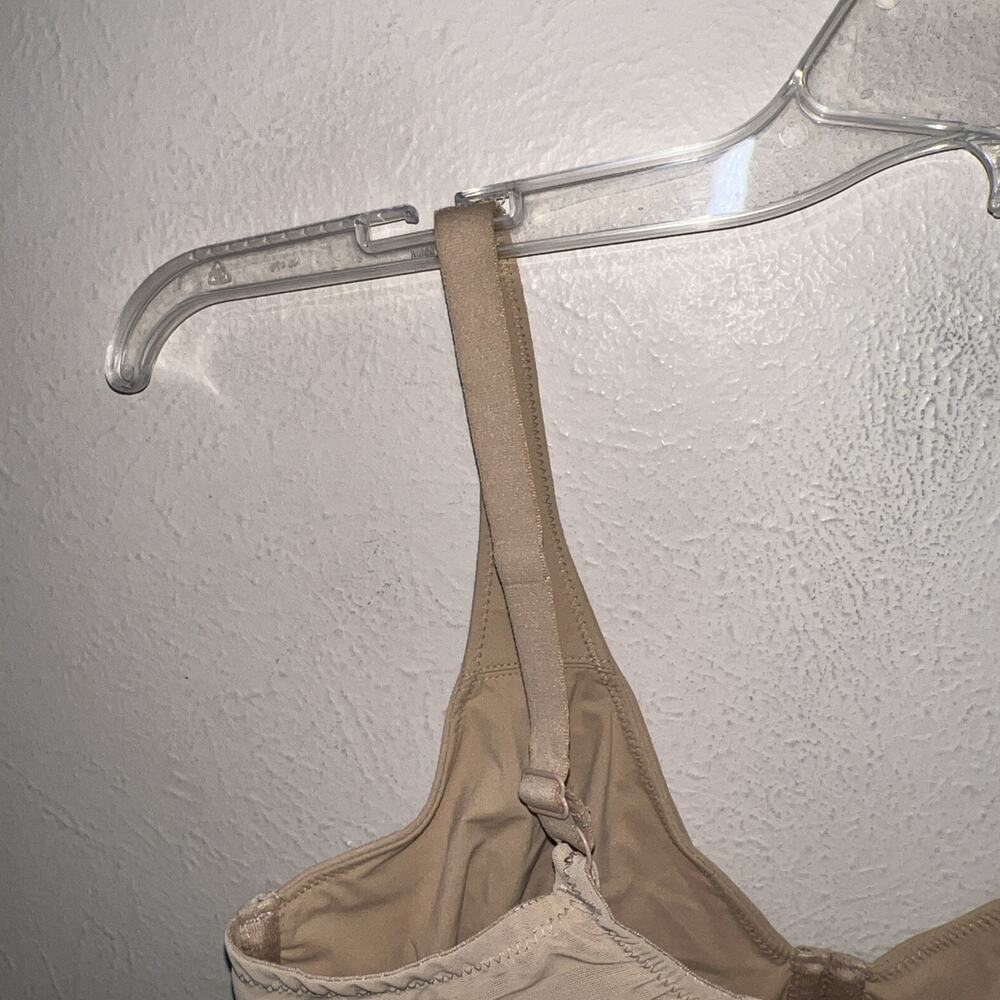 34G Wacoal Keep Your Cool Bra Underwire Bra Beige Seamless 855378 - Picture 11 of 12